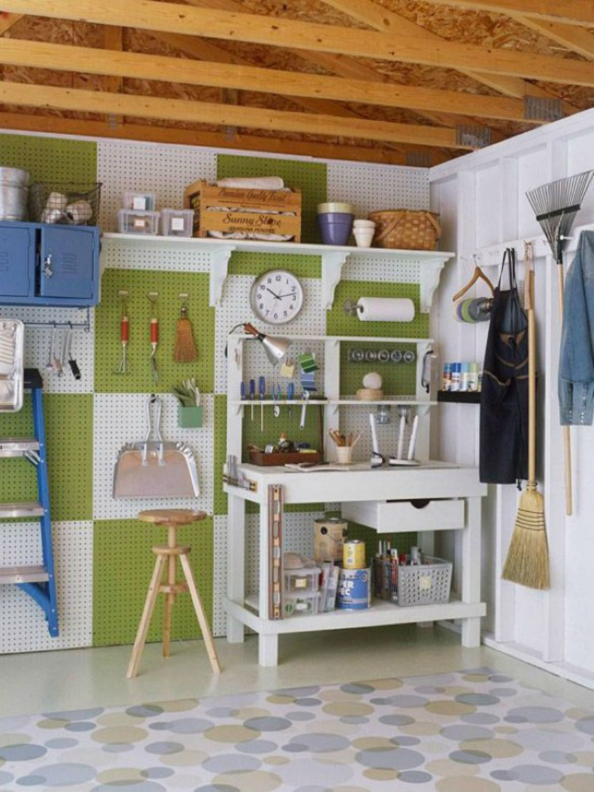 Rule number one is that everything must have its own place. Image Source: Shelving Units