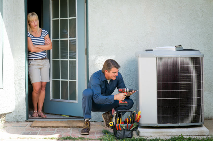 Have professionals take a good look at your HVAC system. Image Source: Yelllow Pages