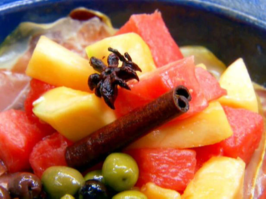 This serrano ham and spicy melon dish is sure to be a crowd pleaser for Labor Day!