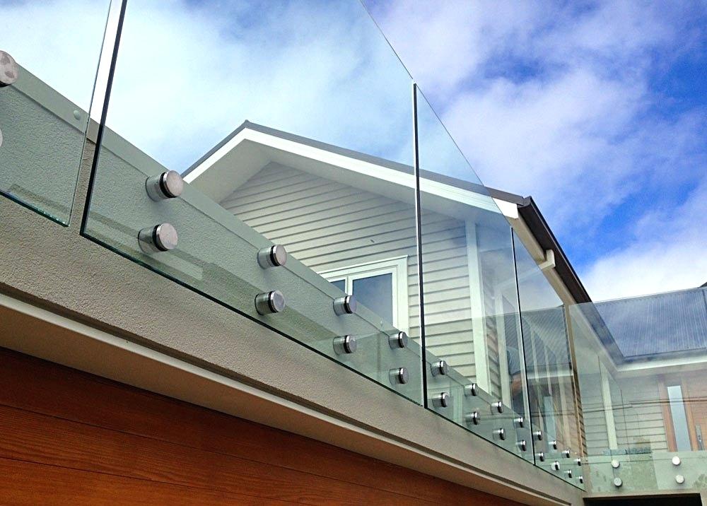 Glass balustrades adds class to the house. Source: Werner