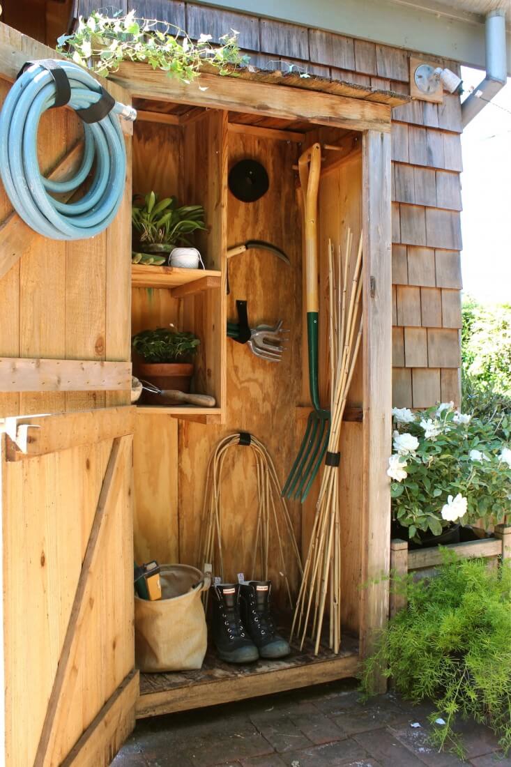 A wall shed can make all the difference outside