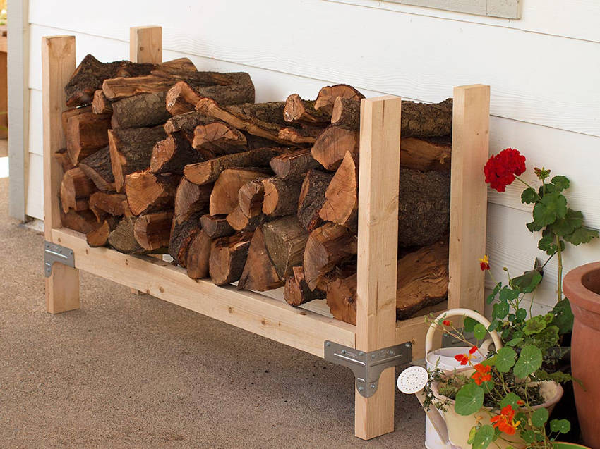 Get the firewood stacked and ready before fall!