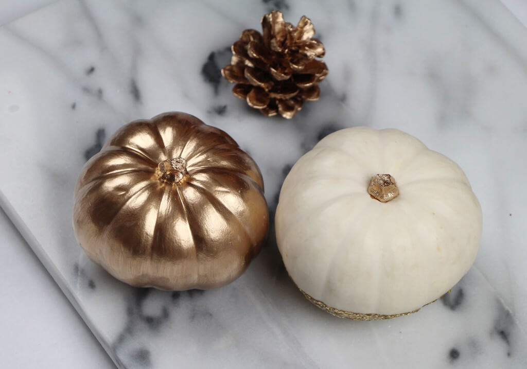 Make your pumpkin shine bright and gold