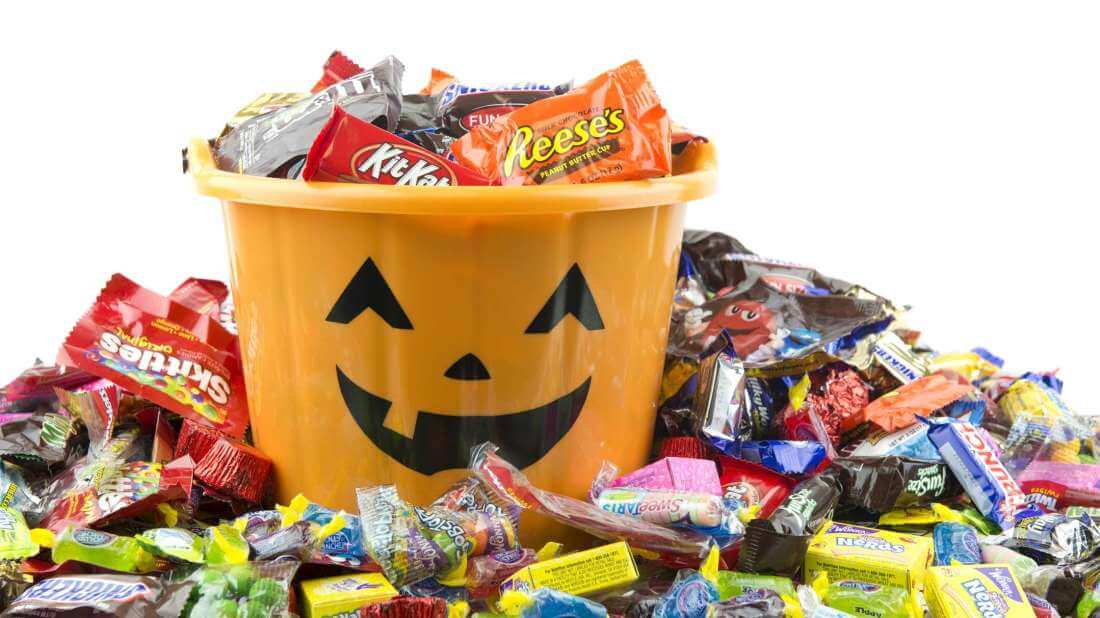 Halloween is the time to eat candy