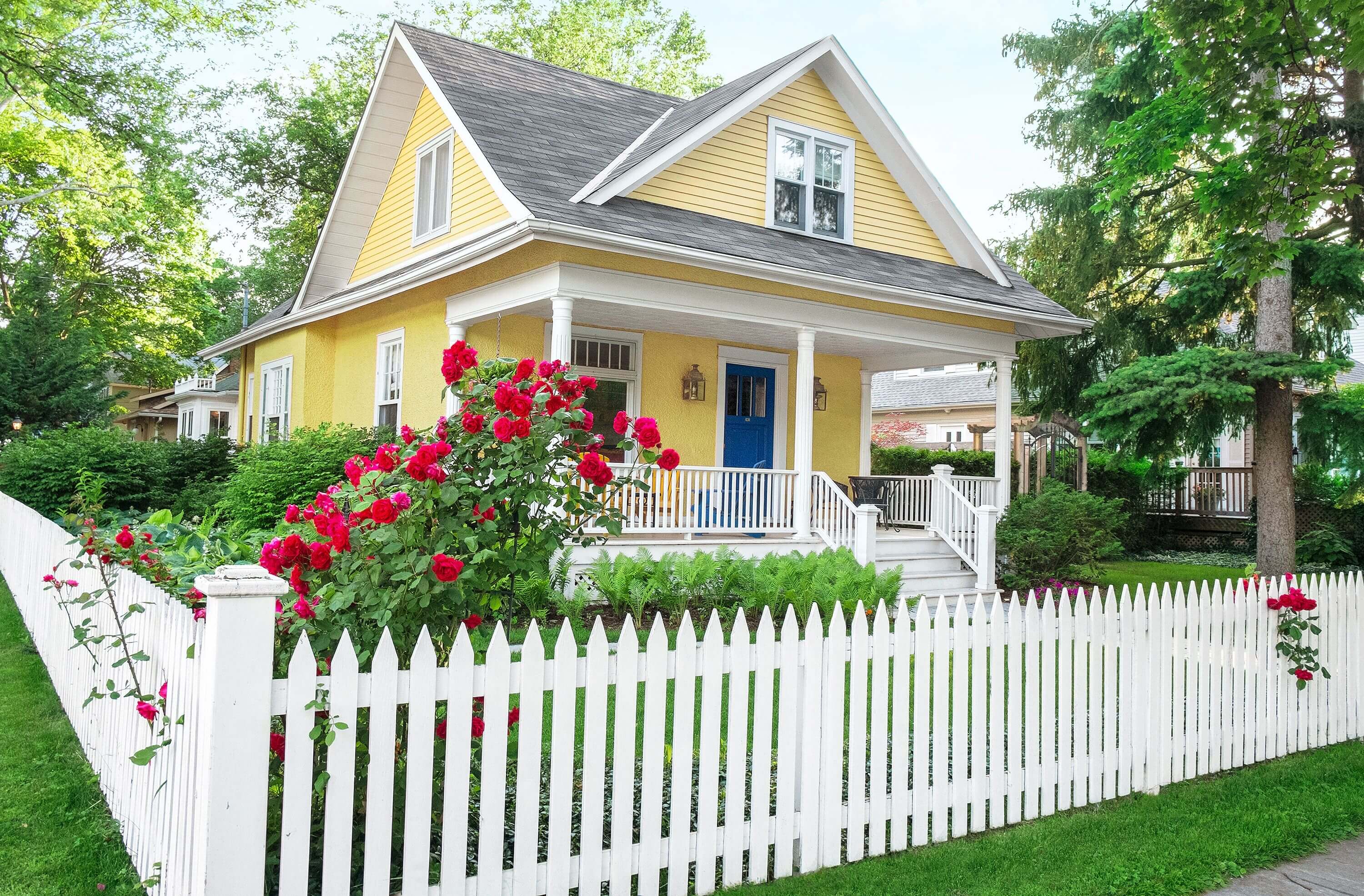 A white picket fence is the American dream